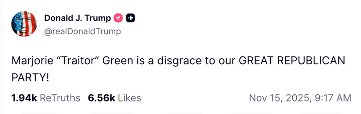 Trump Rails At Marjorie Taylor Greene In New Tirade After She Hits Again At Endorsement Withdrawal 1 6918a184170000dcf39c5b75
