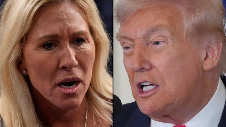 Rep. Marjorie Taylor Greene's feud with President Donald Trump over Jeffrey Epstein's case files has spilled over into social media.