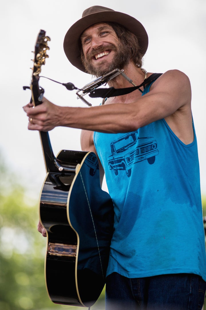 Todd Snider performs at Green River Music Festival 2013 at Greenfield Community College on July 21, 2013 in Greenfield, Massachusetts.