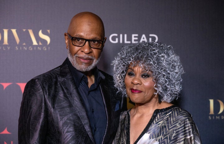 James Pickens Jr. and his wife, Gina Taylor-Pickens, attend a music event this month in Los Angeles.