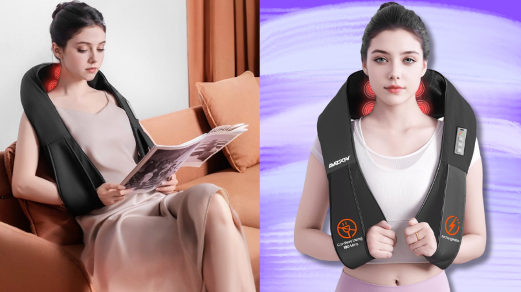 Heated Shiatsu Massager Under $40: Amazon Deal Eases Muscle Pain