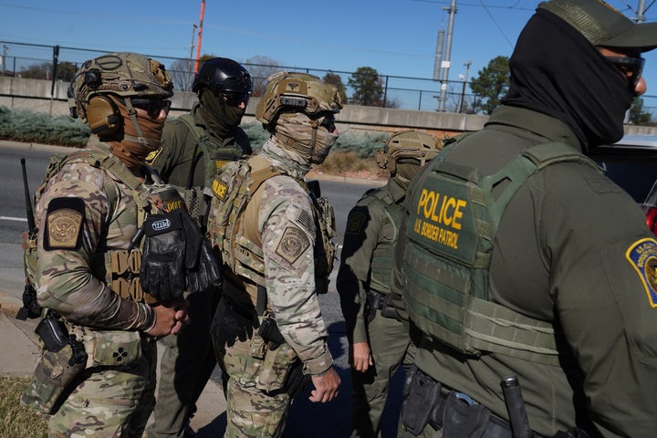 Federal agents carried out 