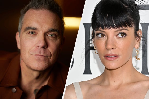 Robbie Williams and Lily Allen