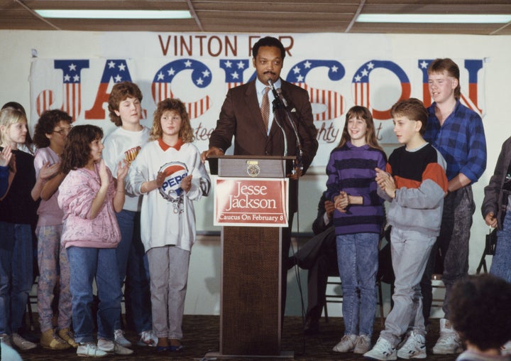 Jackson tripled his white support from 1984 to 1988, as his economic populist message won over towns like Vinton, Iowa. He would finish second in the 1988 caucuses, losing to eventual primary winner Massachusetts Gov. Michael Dukakis.