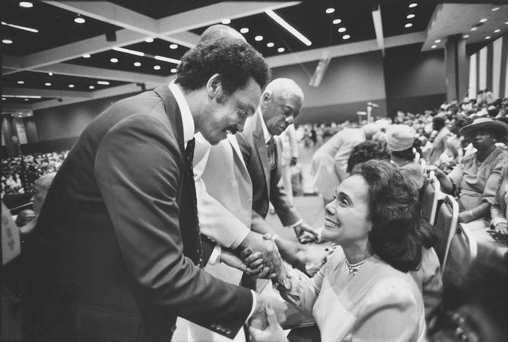 Coretta Scott King never forgave Jackson for his actions following the death of her husband, Martin Luther King Jr., and declined to endorse his presidential runs. The two remained cordial at events like church conferences.