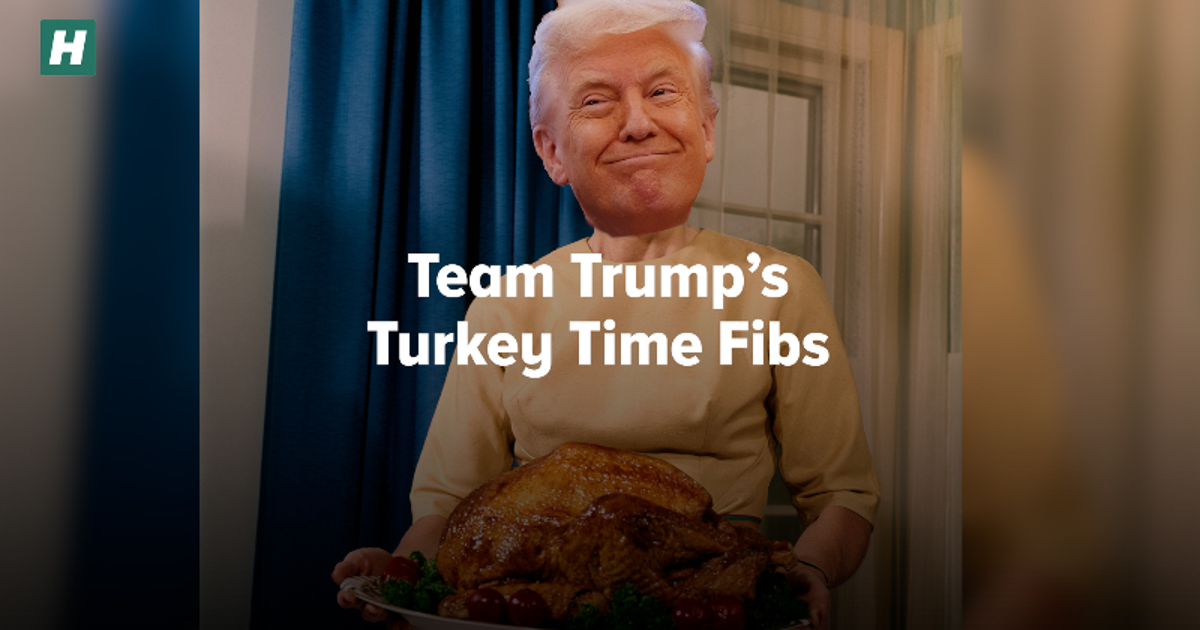 Team Trump’s Turkey Time Fibs