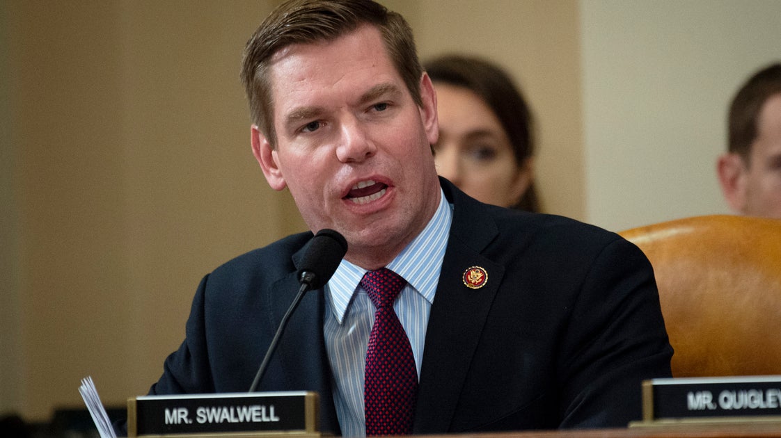 Rep. Eric Swalwell Mocks House Speaker With Blunt Trump Reference