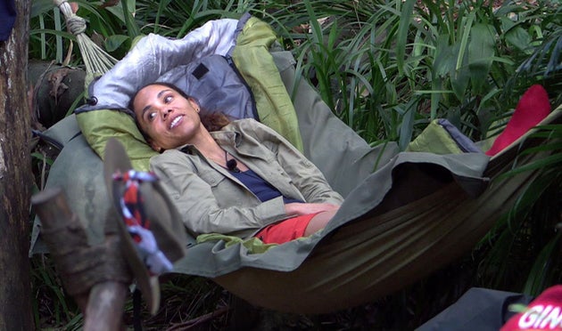 Alex Scott in the I'm A Celebrity jungle