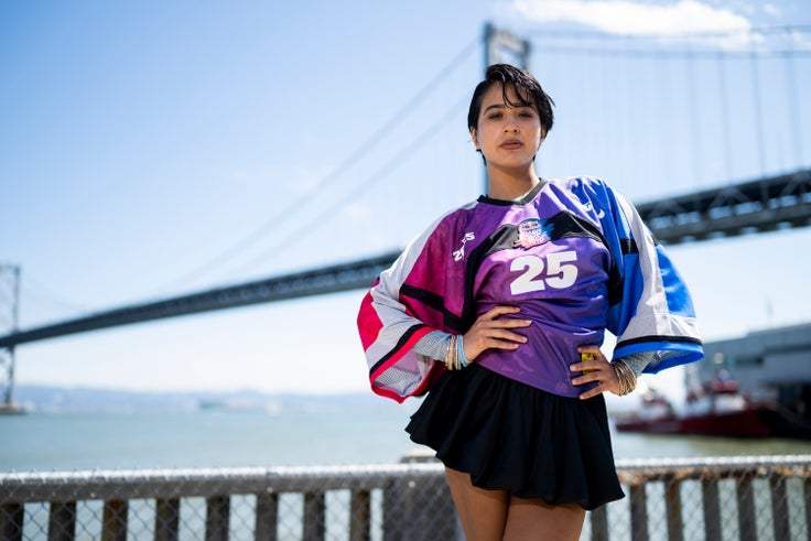 Often performing in combat boots and goth-inspired costumes, Mugler expresses herself through “dramatic performance,” a style that can serve as an emotional release.