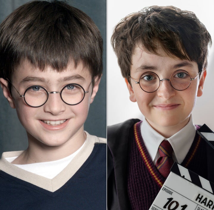 the new 1 The young Danielle Radcliffe (left) and Dominic McLaughlin.