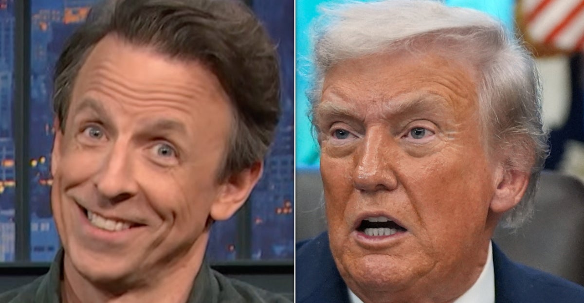 Seth Meyers Puts Trump And His 'S**t' Epstein Distraction Tactics On Blast