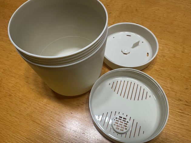 3COINS 一人炊き用炊飯マグ「Rice Pot」