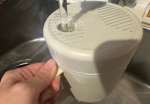 3COINS 一人炊き用炊飯マグ「Rice Pot」