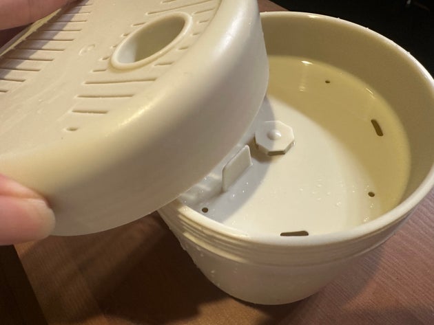 3COINS 一人炊き用炊飯マグ「Rice Pot」