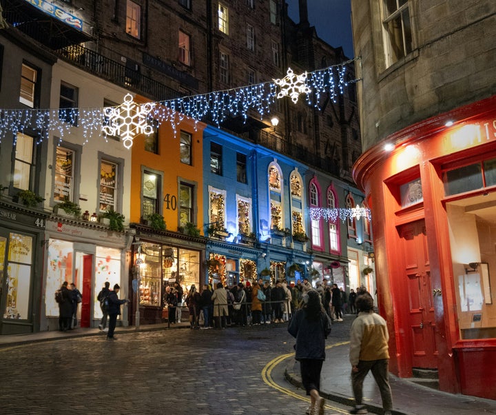Edinburgh is magical at Christmas time.