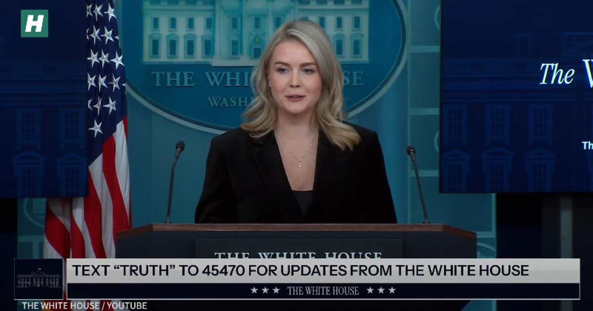 Leavitt Defends Trump’s Name-Calling