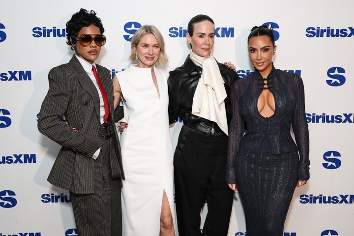 Bold statement looks, like those worn by Teyana Taylor, Naomi Watts, Sarah Paulson and Kim Kardashian, the cast of "All's Fair," are in.