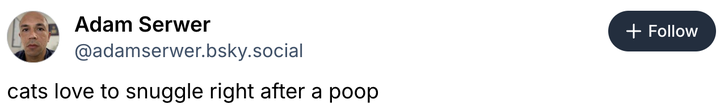 Screenshot @adamserwer.bsky.social via Bluesky