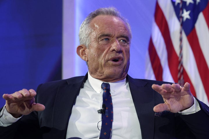 U.S. Secretary of Health and Human Services Robert F. Kennedy Jr. speaks during a discussion at The Official MAHA Summit at Waldorf Astoria Hotel on November 12, 2025 in Washington, DC. (Photo by Alex Wong/Getty Images)