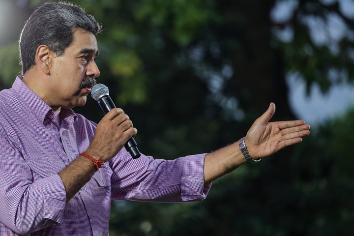 13 November 2025, Venezuela, Caracas: Venezuelan President Nicolas Maduro speaks during a pro-government youth rally. Photo: Jesus Vargas/dpa (Photo by Jesus Vargas/picture alliance via Getty Images)