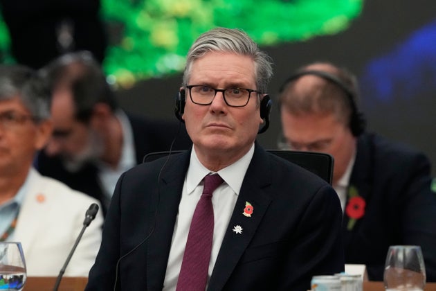 UK prime minister Keir Starmer at COP30 earlier this month.