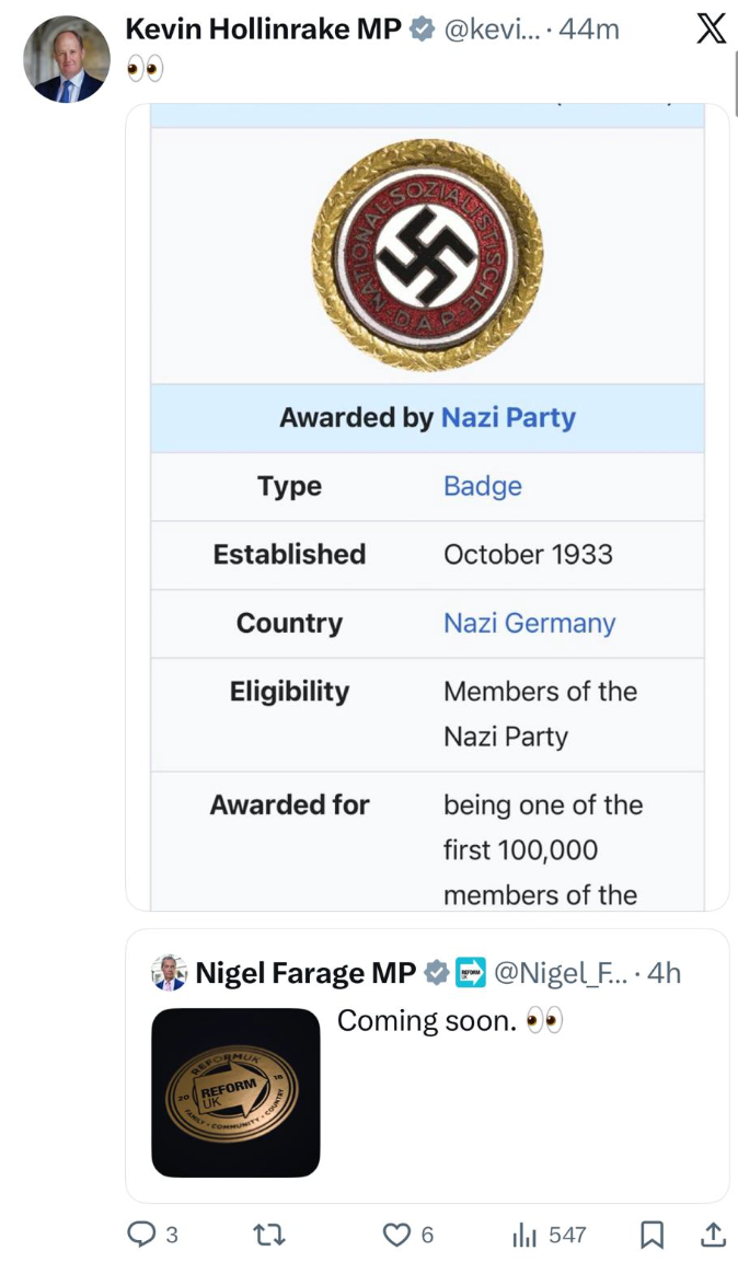 Kevin Hollinrake's deleted post.