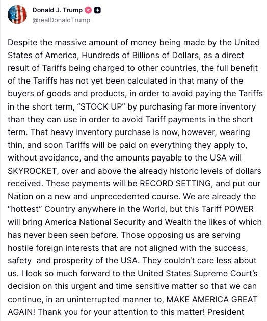 While you were sleeping: here are the 239 words Trump posted after midnight 1 Donald Trump on social truth.