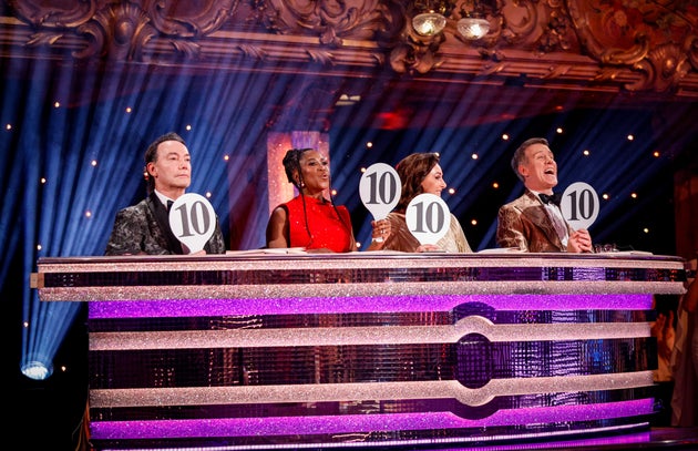 The Strictly Come Dancing judges pictured during last year's season