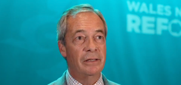 Nigel Farage was speaking to ITV News.