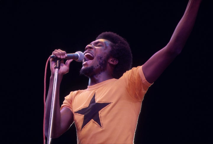 FRANCE - CIRCA 1976: Jimmy Cliff performs at Riviera '76 Jazz Festival circa 1976 in Le Castellet, France. (Photo by PL Gould/Images/Getty Images)