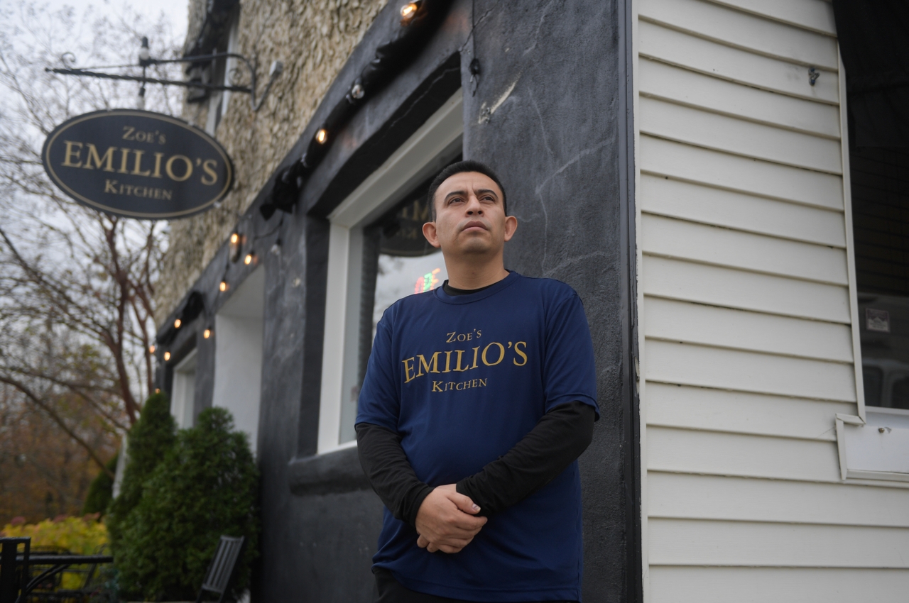 Ruperto poses for a portrait at Emilio's Kitchen.