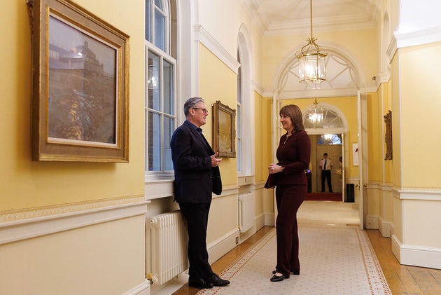 Keir Starmer and Rachel Reeves in 10 Downing Street.