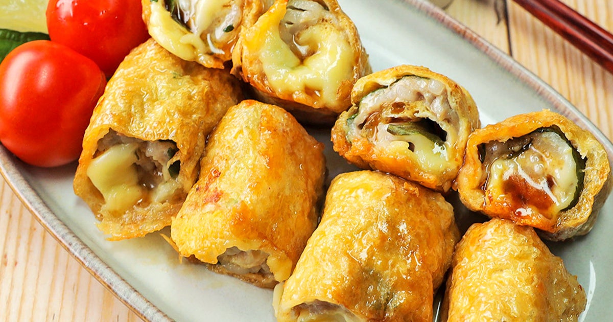 【油揚げにはコレ詰めて】「白米が止まらん」「あと1品が秒で決まる」油揚げが「化ける」簡単おかずレシピ3選