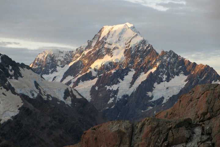 Aoraki, also known as Mount Cook, is New Zealand's highest mountain.