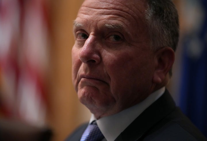 U.S. Special Envoy for the Middle East Steve Witkoff looks on during a meeting with Ukrainian President Volodymyr Zelenskyy, U.S. President Donald Trump and members of his Cabinet at the White House on October 17, 2025 in Washington, DC.