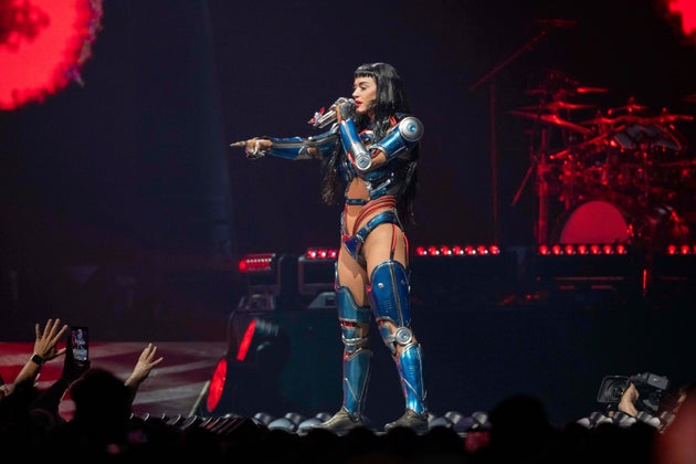 Katy Perry on stage in Atlanta earlier this year