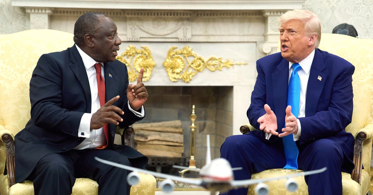 Trump Says He Won't Invite South Africa To 2026 G20 Summit At His Doral Golf Resort