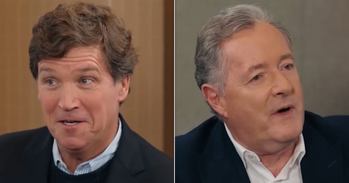 Tucker Carlson Eggs On Piers Morgan To Say Gay Slur In Revolting Interview