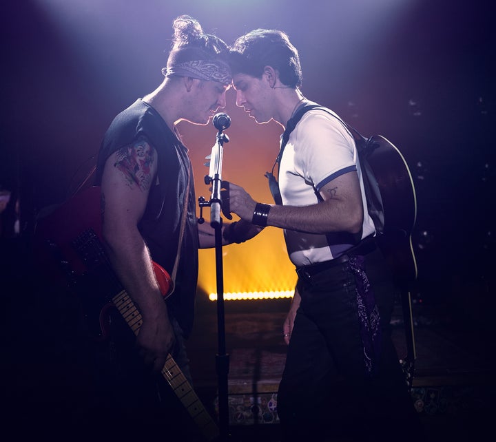 "What I've experienced with the piece is that it gives people the space to embody their queerness in their own way," said Rodin (on right, with co-star Max Sangerman). 