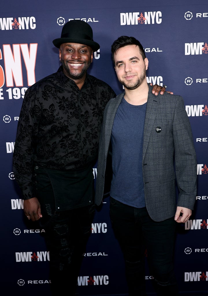 "Beau" is written by playwright and lyricist Douglas Lyons, left, and musician Ethan D. Pakchar.