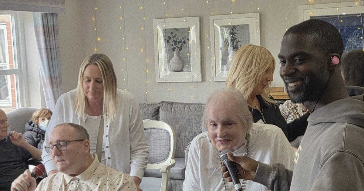 DJ Spreads Christmas Cheer On UK Care Home Tour