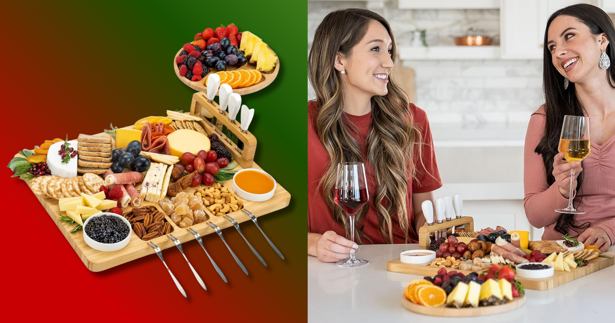 This All-In-One Charcuterie Tray Has Been Selling Like Hot Cakes, And It's Finally On Sale