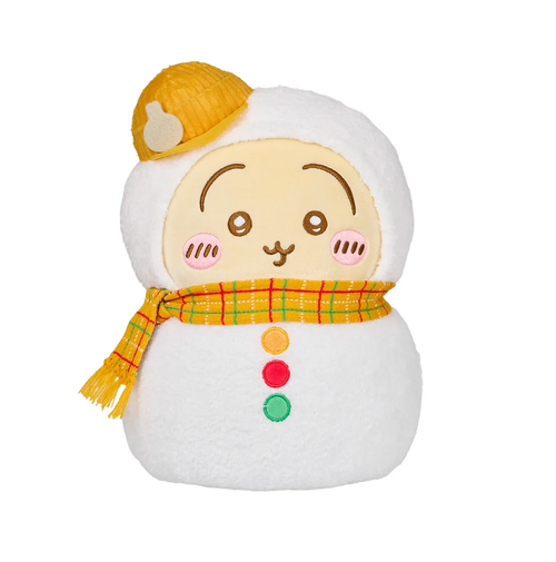 ちいかわ 雪だるま ぬいぐるみ エニマイクジ全72個 画像】【エニマイくじ】ちいかわが雪だるまに！ぬいぐるみやポーチなど