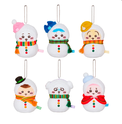 画像】【エニマイくじ】ちいかわが雪だるまに！ぬいぐるみやポーチなど