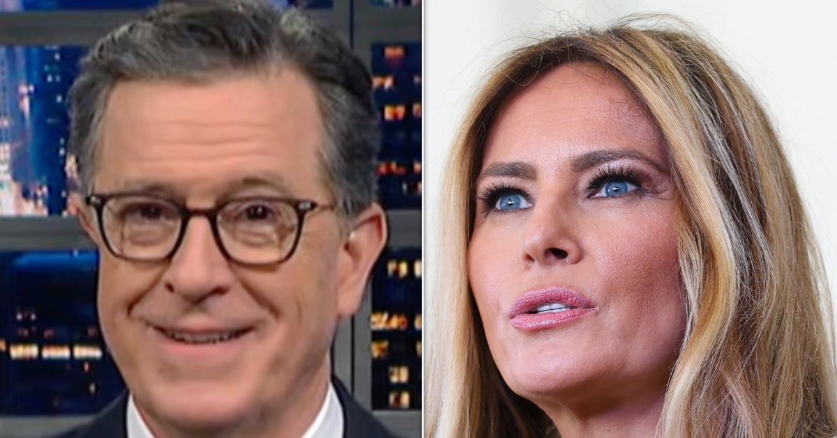 'So Sad': Stephen Colbert Delights In Melania Trump's Not-So-Spirited Christmas Video