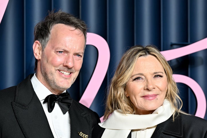 Kim Cattrall attends an event with Russell Thomas at the Royal Albert Hall just days before their wedding.