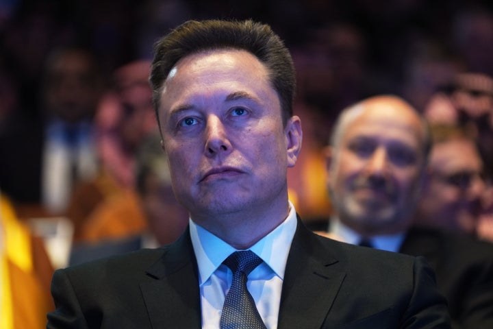 Elon Musk attends the Saudi Investment Forum at the Kennedy Center, on Nov. 19, 2025, in Washington.