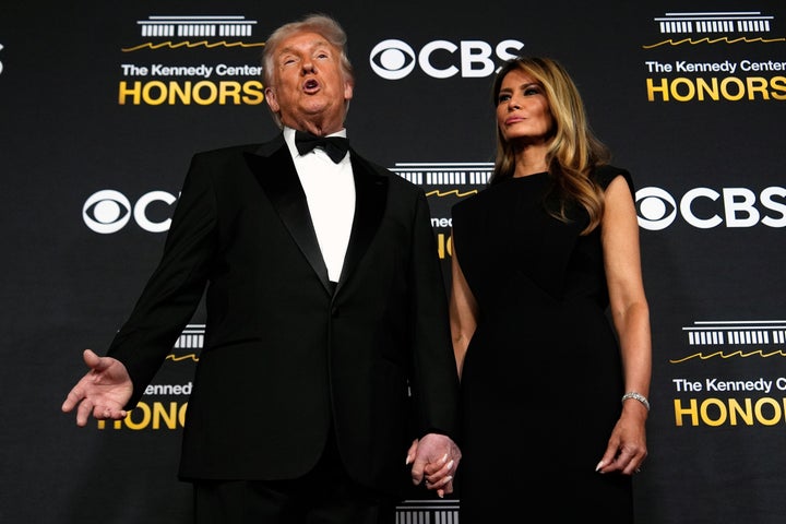 Trump is hosting the annual Kennedy Center Honors on Sunday evening.
