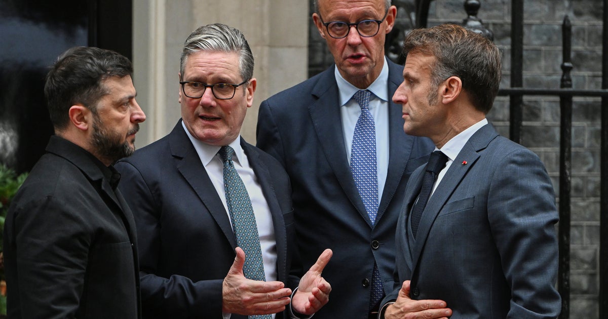 European Leaders Can't Hide Their Grim Expressions During Ukraine Peace Talks