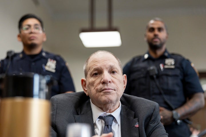 A California court sentenced Weinstein to 16 years in prison for rape in 2023. He is currently awaiting a new trial on sex crime charges in New York, as seen here during a court appearance in June.